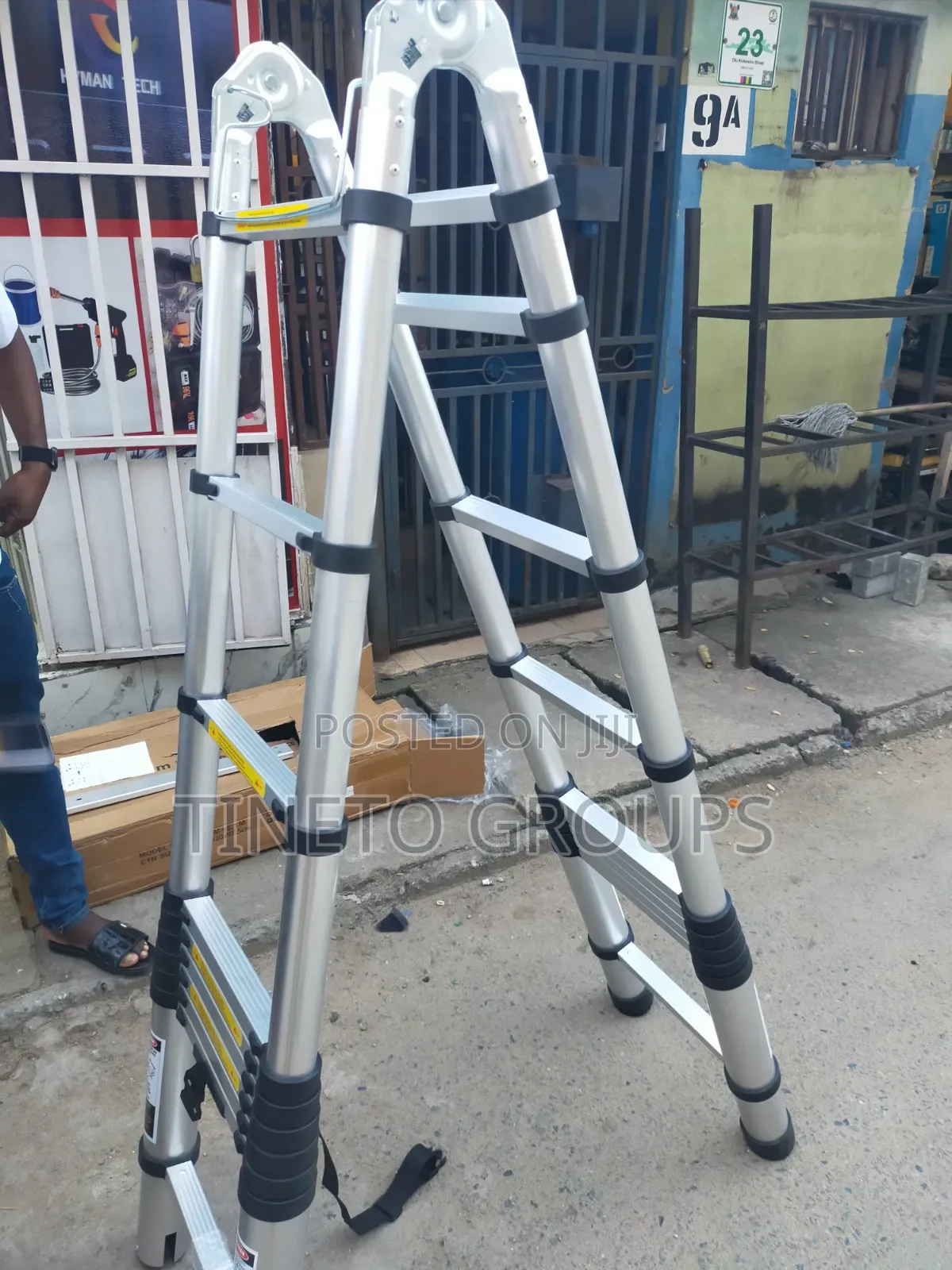 3.1 Plus 3.1 Aluminum Telescopic Ladder