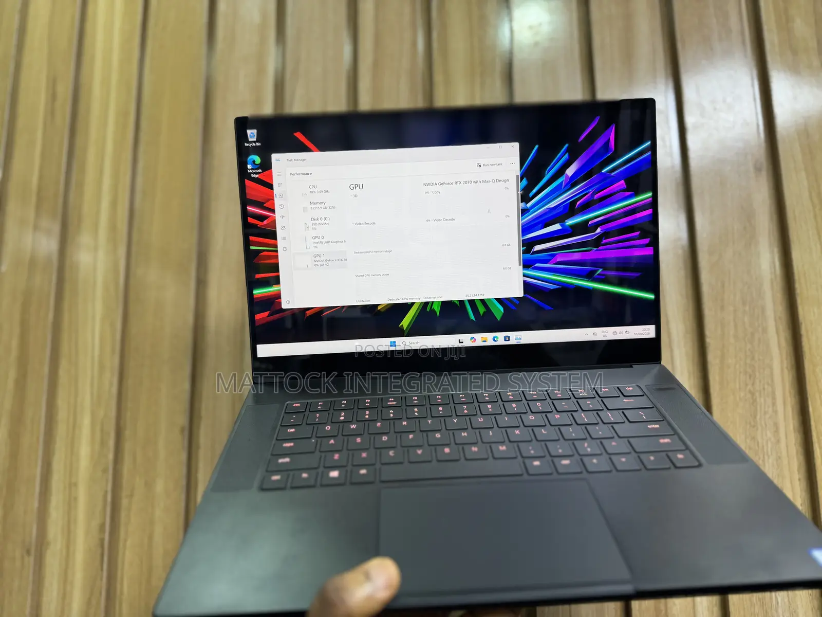 Laptop Razer Blade Advanced 16GB Intel Core i7 SSD 512GB