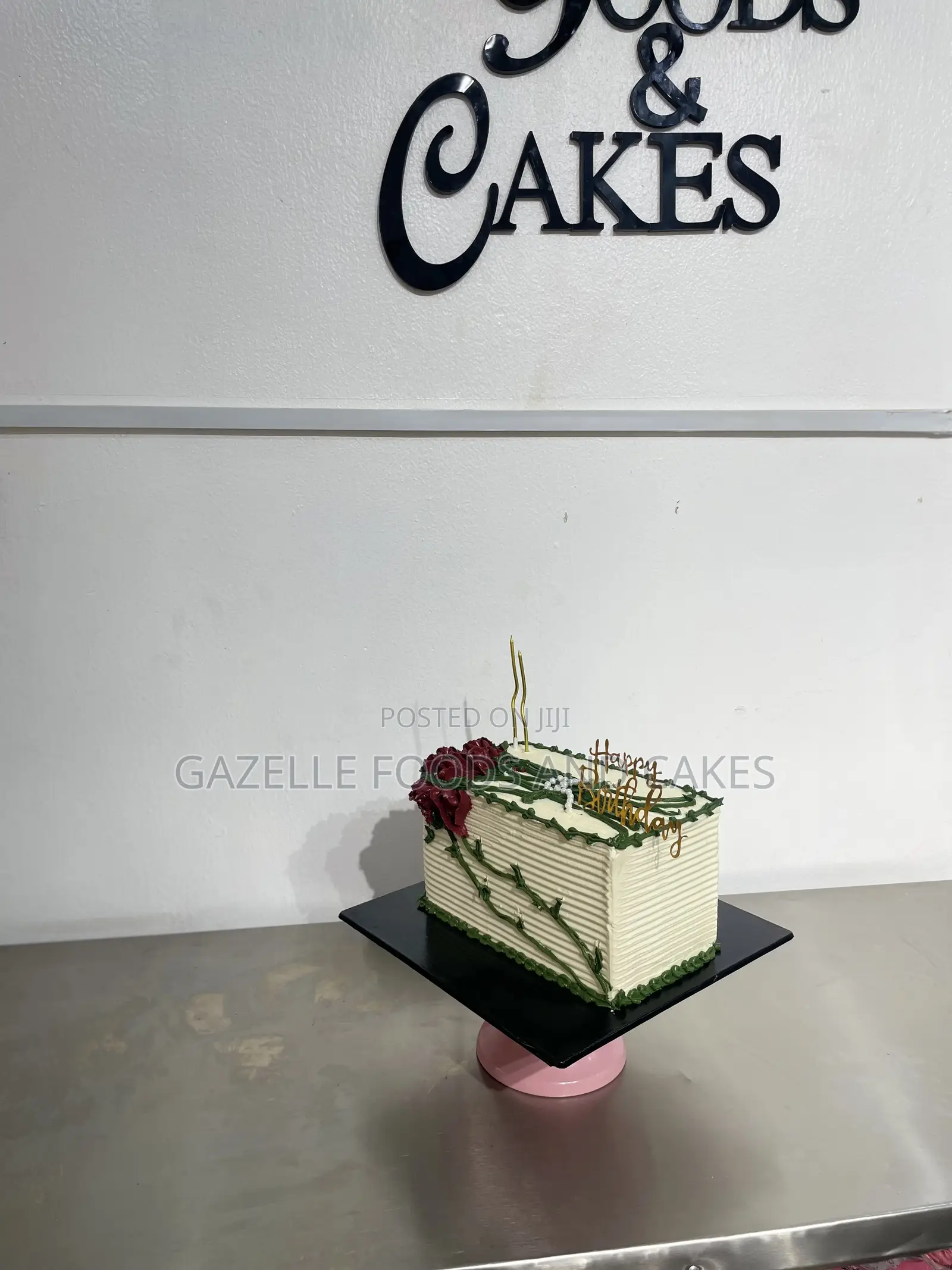Butter Cream Rectangle Cake