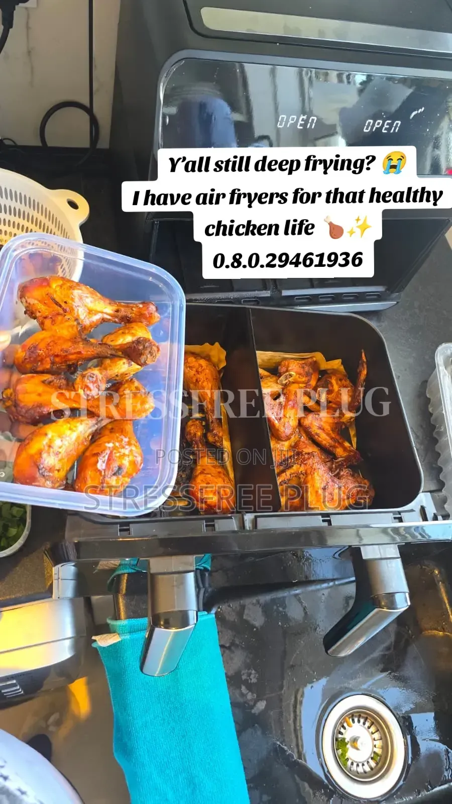 Tower Double Door Airfryer