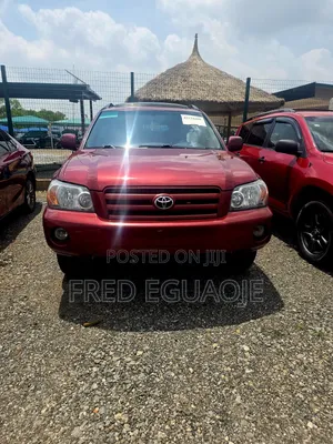 Toyota Highlander V6 2006 Red