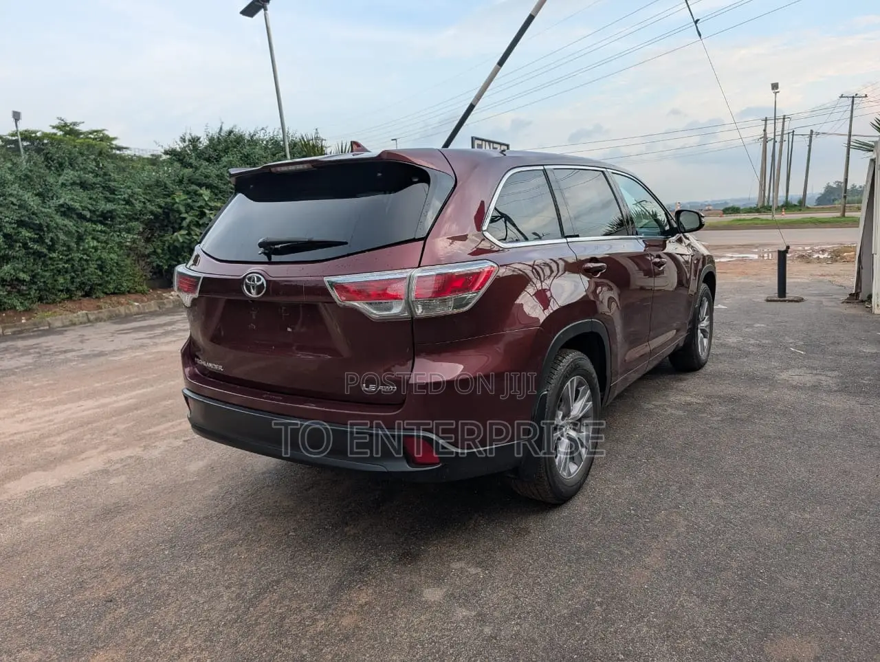 Toyota Highlander 2016 Maroon