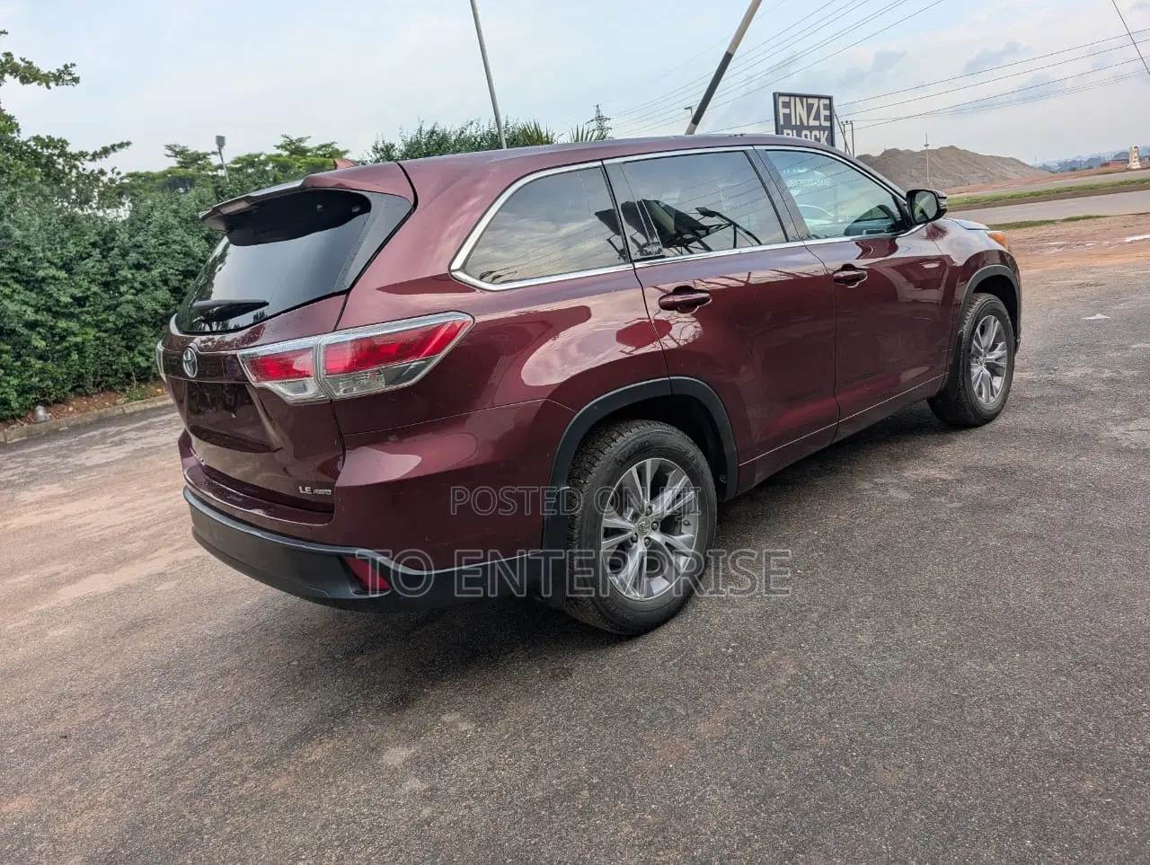 Toyota Highlander 2016 Maroon