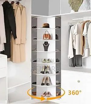 360° Rotating Shoe Rack