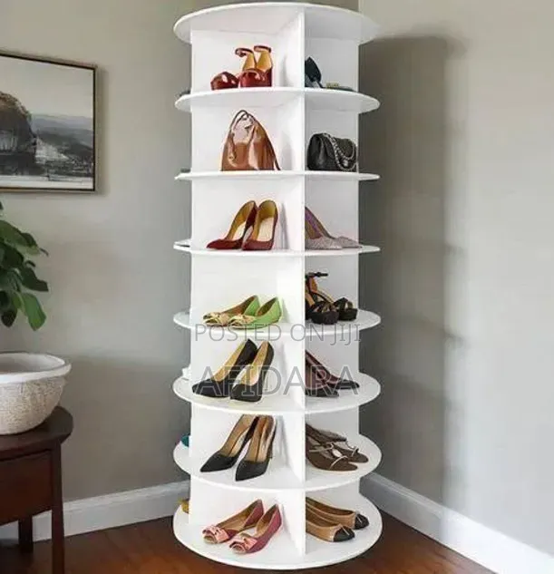 360° Rotating Shoe Rack