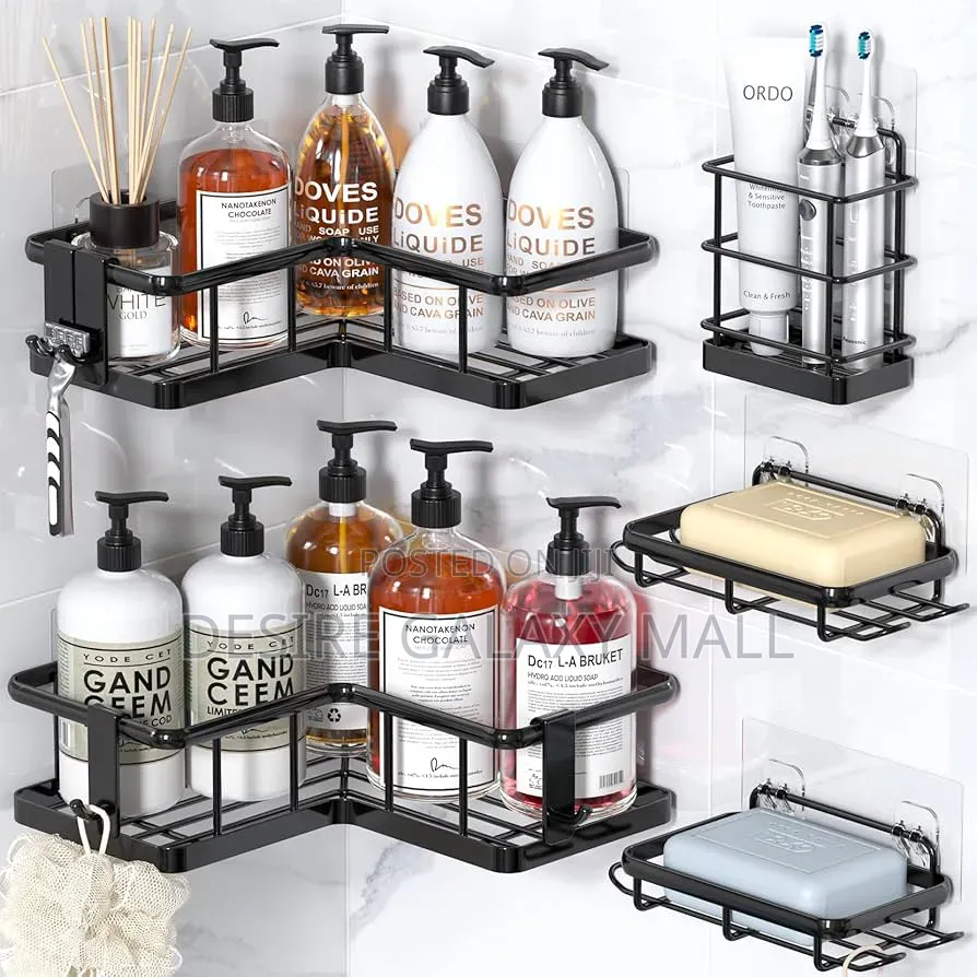XVIP HIGH QUALITY 5 in 1 Bathroom Corner Rack