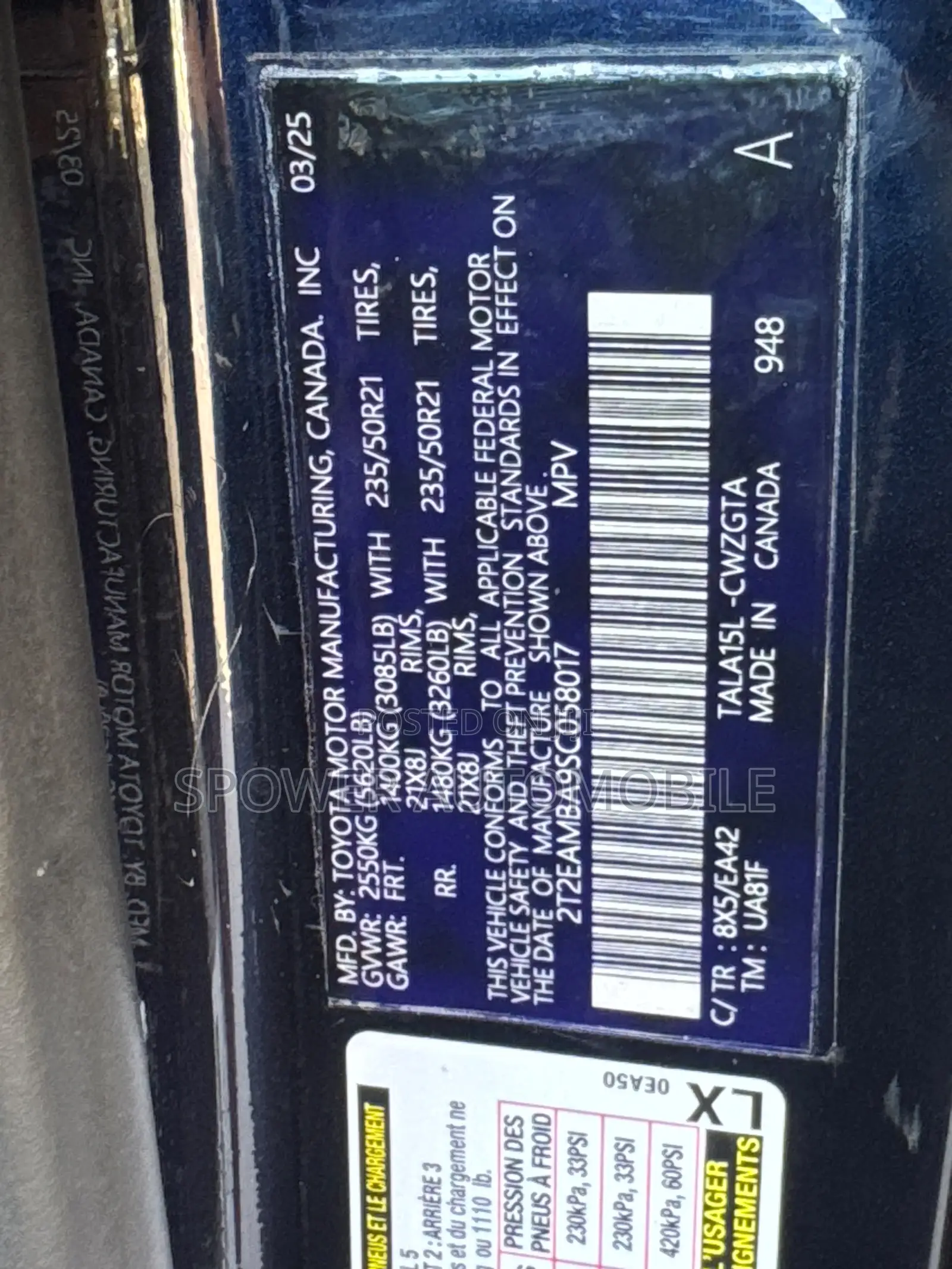 Lexus RX 2025 Blue