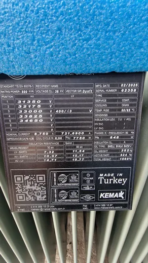 500kv 33kva Transformer Mekesan
