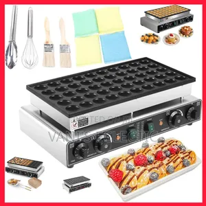 Commercial 50-Hole 36 Hole Electric Mini Muffins/Dutch Pancake Maker