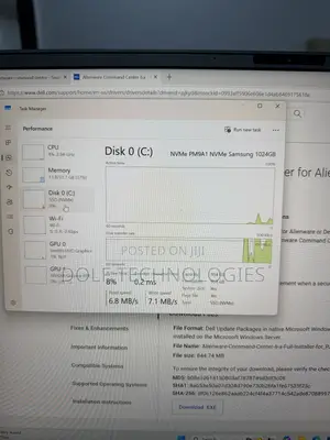 Laptop Alienware M18 R2 32GB Intel Core i9 SSD 1T