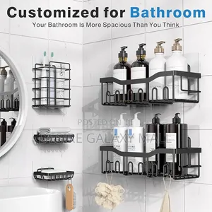 XVIP EXCLUSIVE 5 in 1 Bathroom Corner Rack