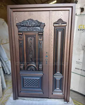 Ultra-Luxury 7x4ft Solid Direct Copper Cast Armored Door (Full Gauge)