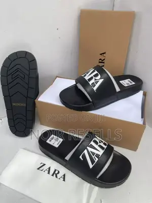Classy ZARA Designer Slides / Slippers + Full Packaging