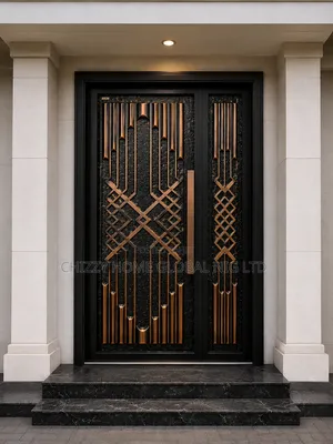 Premium Heavy Gauge 7ft X 4ft Cast Copper Security Main Entrance Door