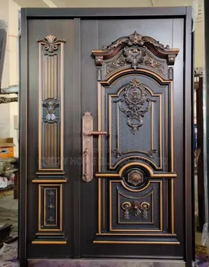 7x4ft Turkish Heavy-Duty Full Gauge Copper Cast Royal Villa Door