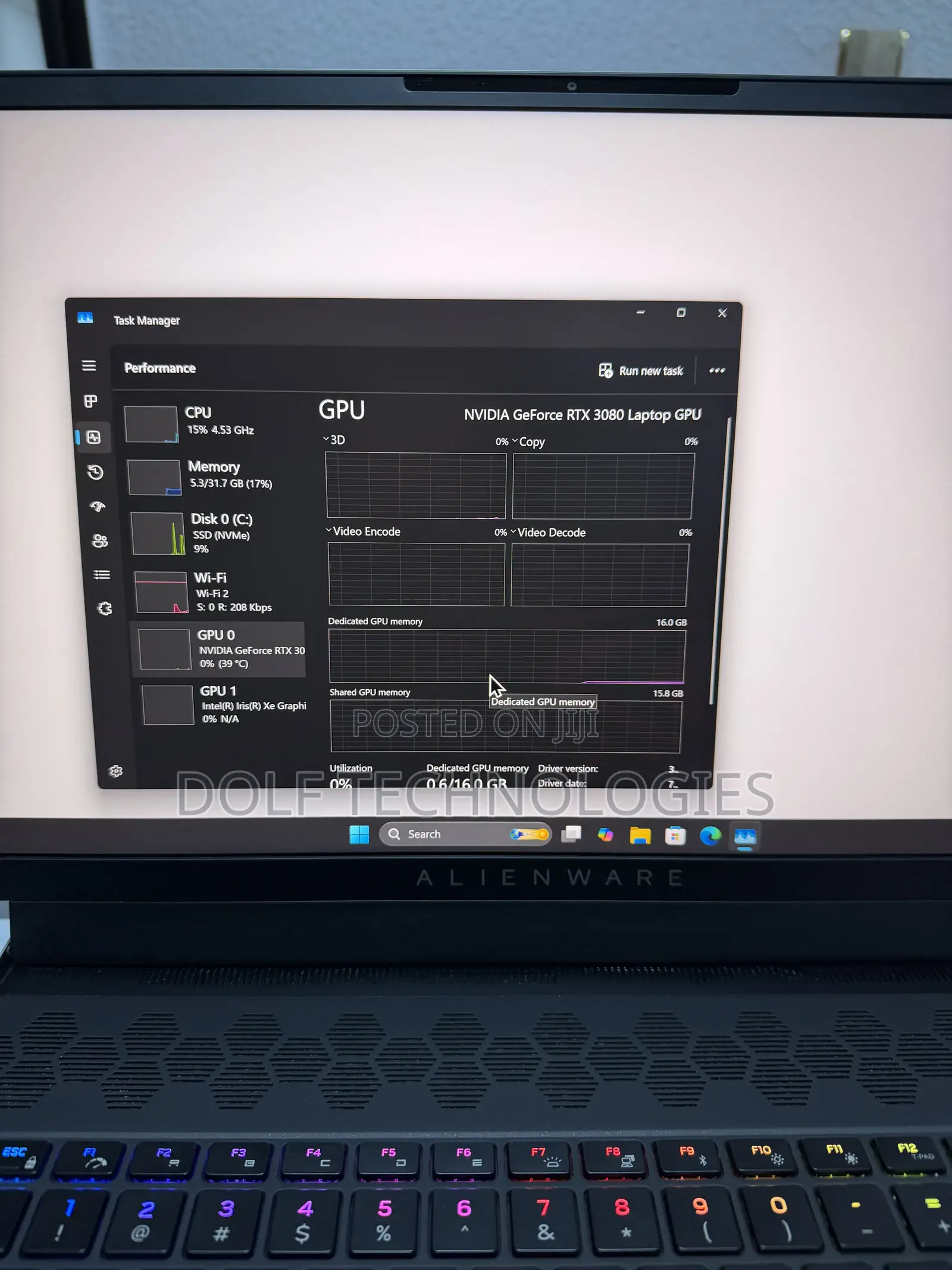 Laptop Alienware X17 R2 32GB Intel Core i9 SSD 1T