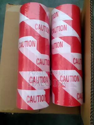 500M Red and White Safety Caution Tape