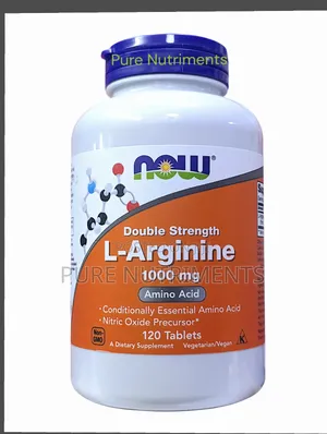 Now L-Arginine 1000mg (120 Tablets) –Nitric Oxide Blood Flow Support