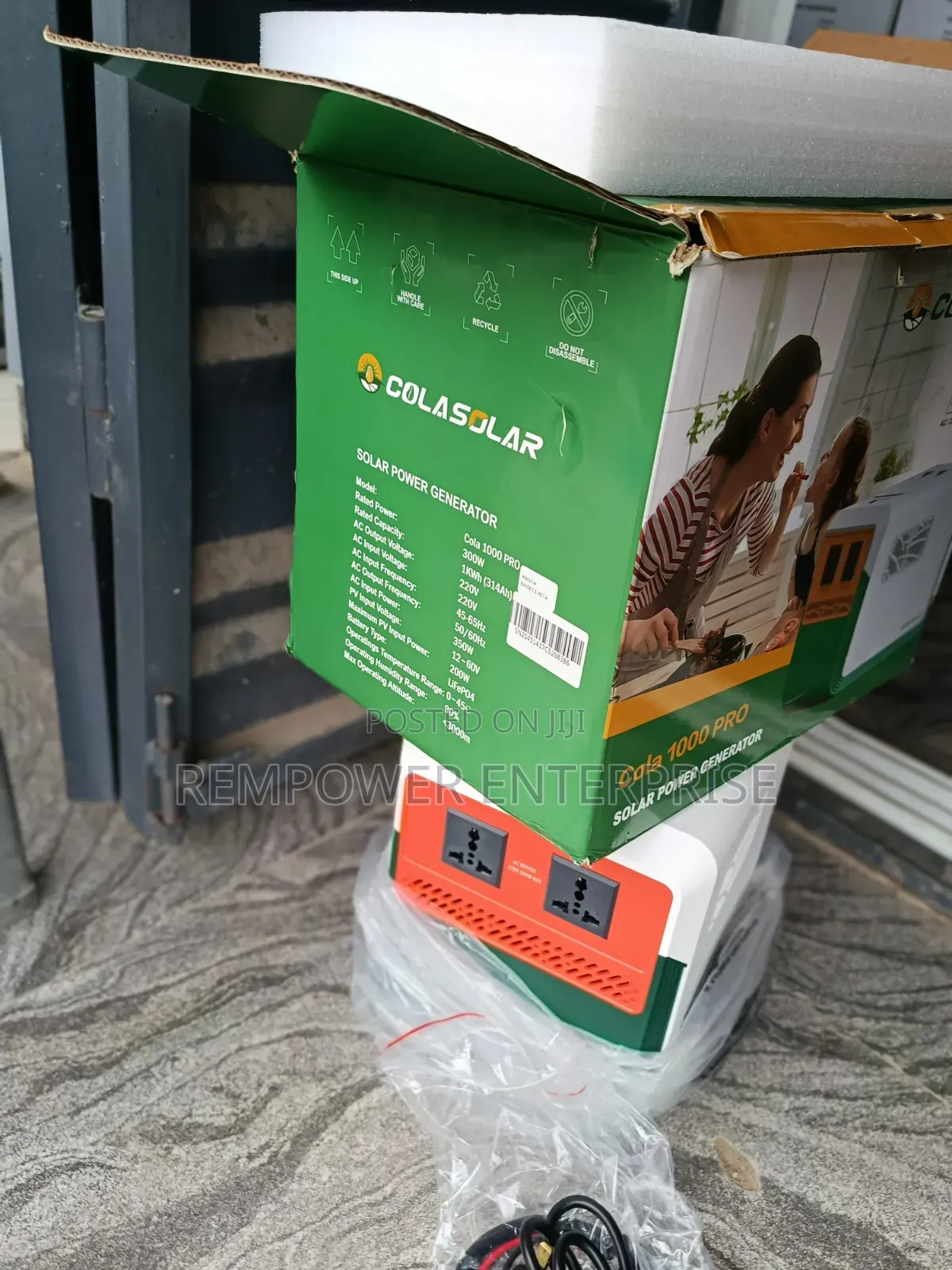 Cola Solar Generator 1000w