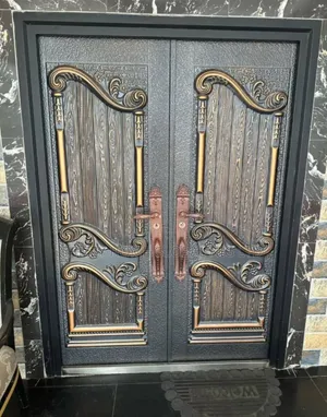 7x5ft High-Security Armored Italian Cast Copper Main Entrance Door