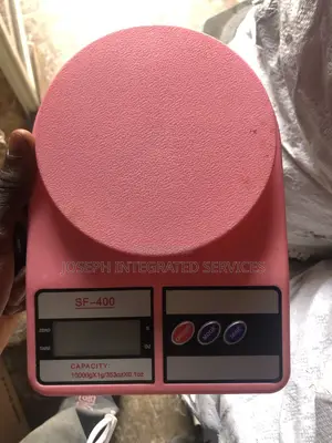 SF-400 Electronic Digital Kitchen Scale in Pink.