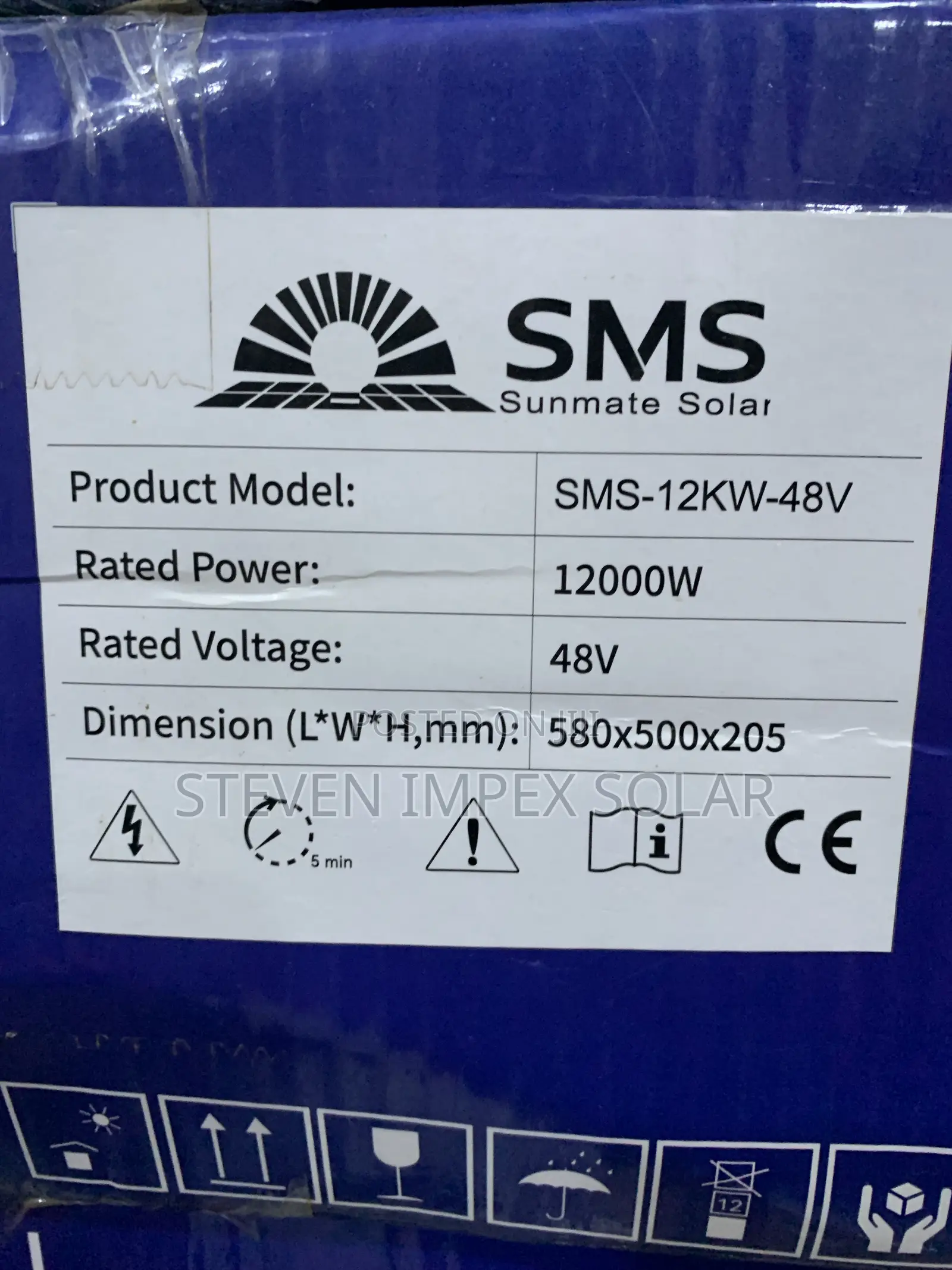 SMS Inverter Hybrid 12kva 48v