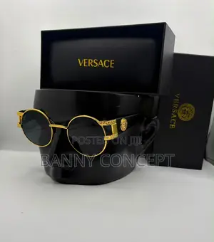 Versace-Style Round Fashion Sunglasses