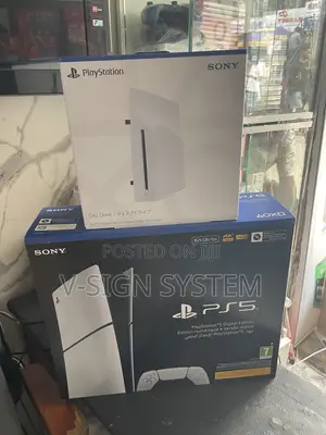 PS 5 Slim Digital With Disk Drive