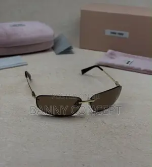 Stylish Rimless Rectangle Sunglasses
