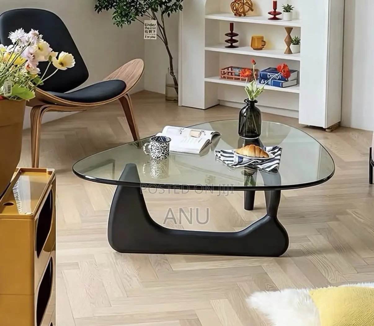 Unique Glass Coffee Table - Center