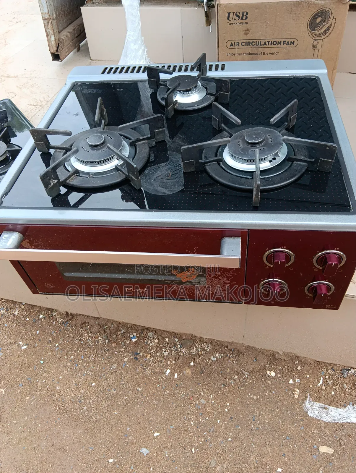 3 in 1 Table Gas Cooker With Oven