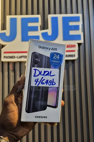 New Samsung Galaxy A05 64 GB Black