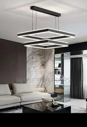 Modern Square LED Pendant Chandelier