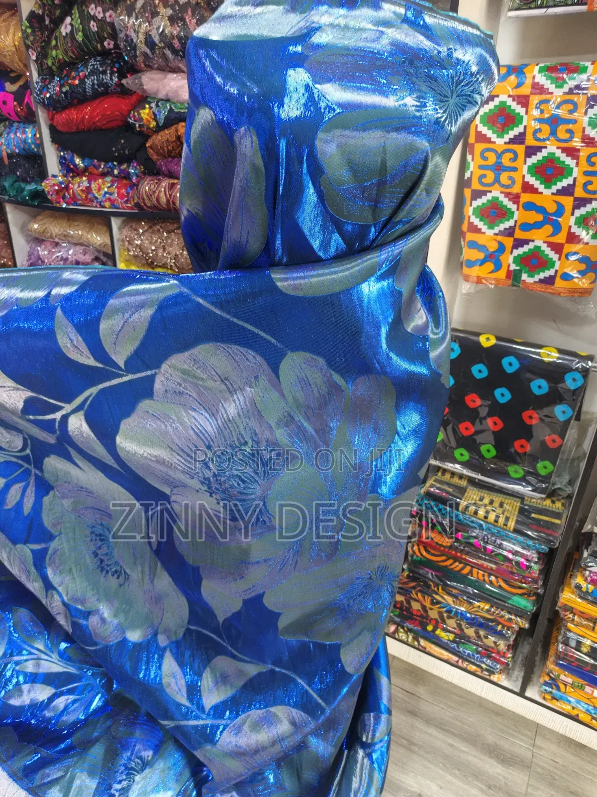 Beautiful Blue Damask