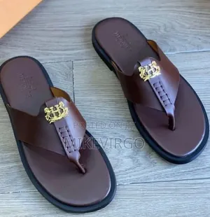 Men's Leather Slippers