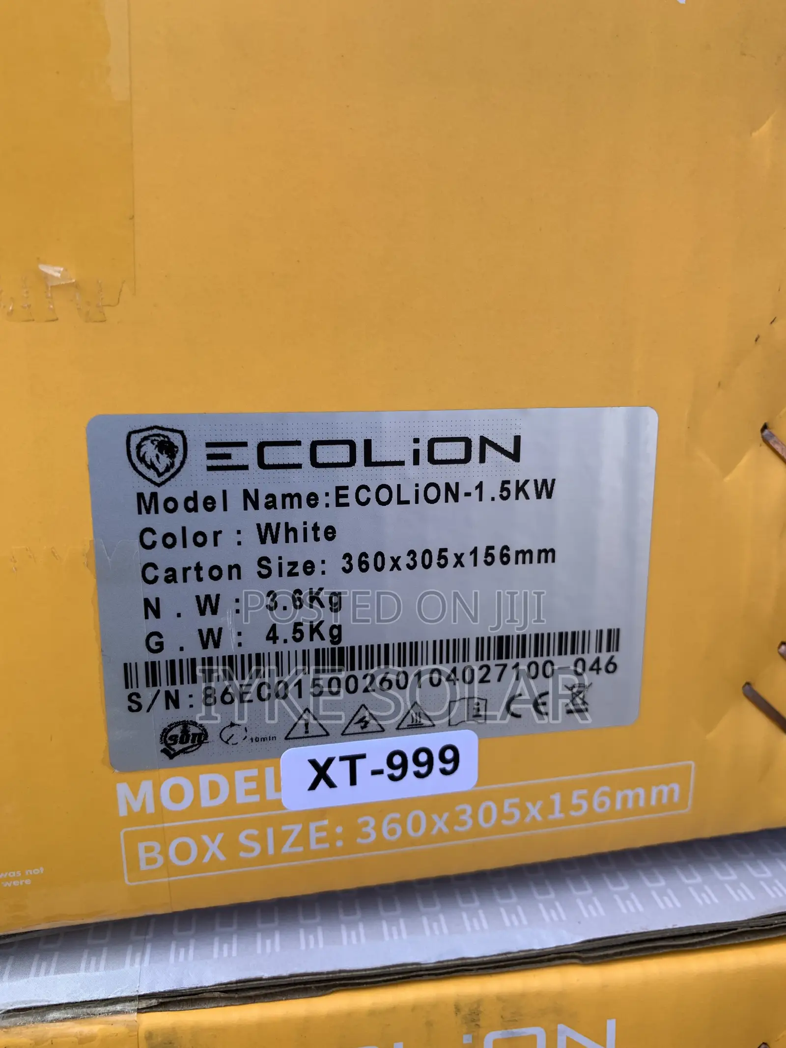 1.5kva 12v Ecolion Hybrid Inverter