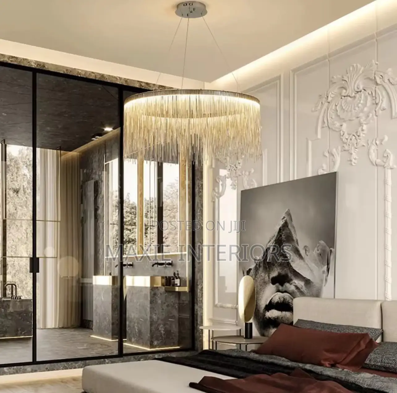 Modern Luxury Tassel Living Room Chandelier Light