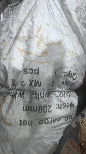 PP Cargo Mesh Net 3meter Length X3meter Hight 200mm and 24m Rim