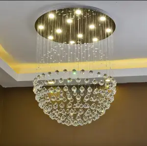 Living Room Crystal Raindrops Chandelier