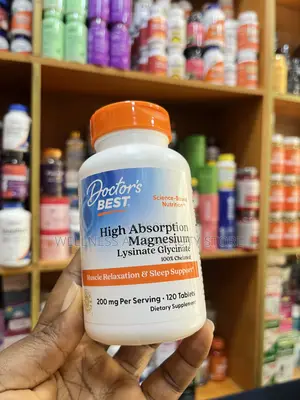 Doctor’s Best High Absorption Magnesium Glycinate 200mg/ 120 Tablet