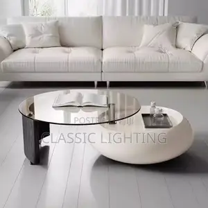 Nordic Elegant Coffee Table Round Sets Premium Beauty Coffee Table