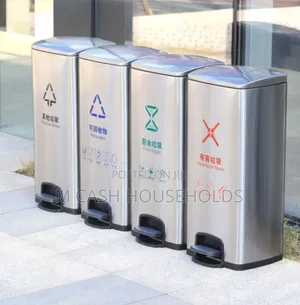 Stainless Steel Recycling Pedal Bin