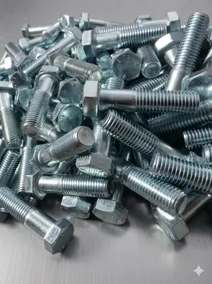 M20 X 50 Half Thread Bolt and Nuts