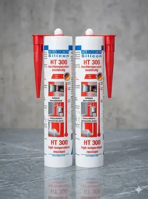 WEICON Silicone HT 300 Is a Red, High-Temperature Resistant Adhesive