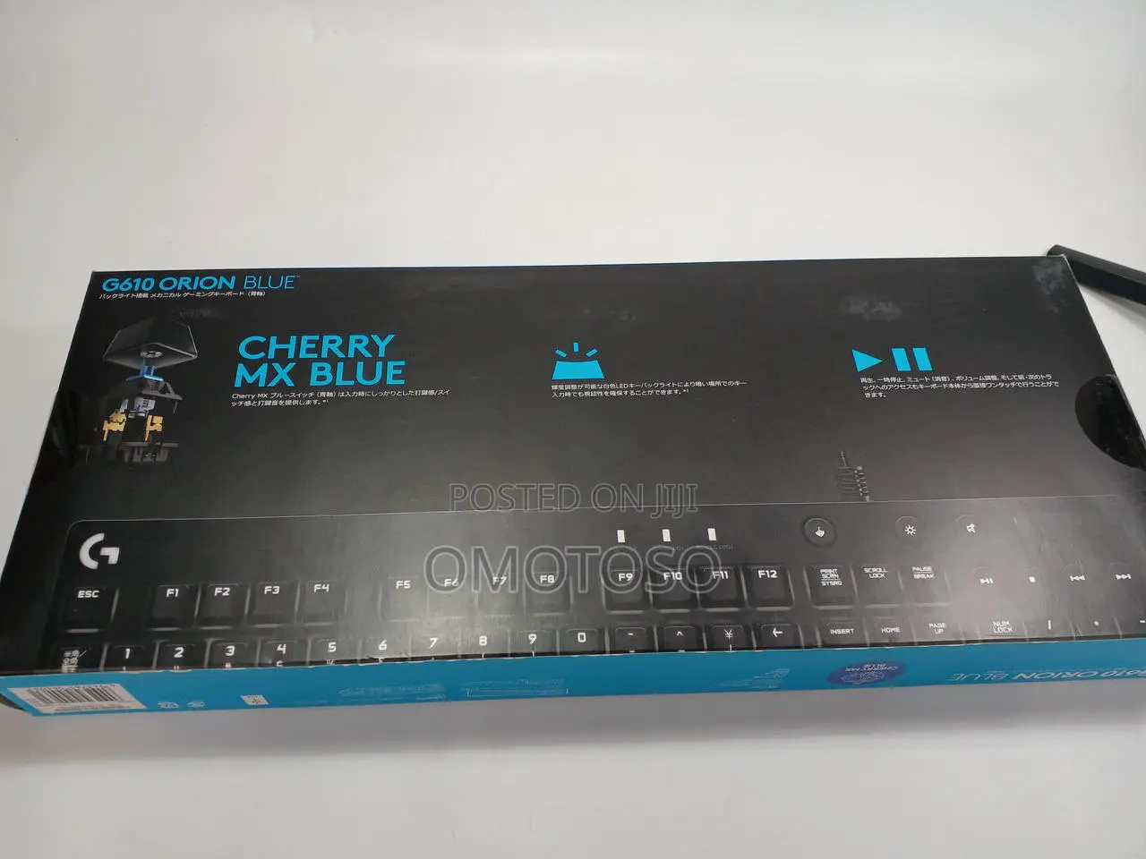 Open Box Logitech G610 Orion Blue Mechanical Keyboard