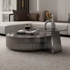 Italian Light Luxury Stainless Steel Solid Wood Drawer Living Room