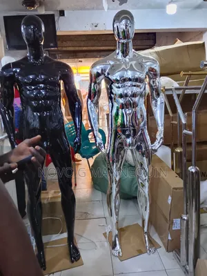 Giant Silver and Black Man