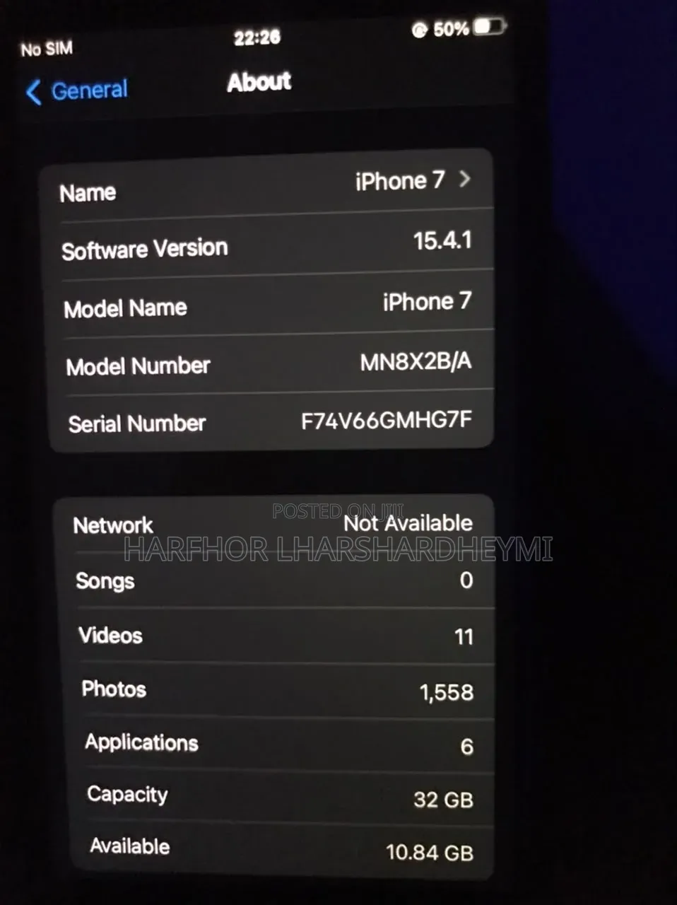 Apple iPhone 7 32 GB Black