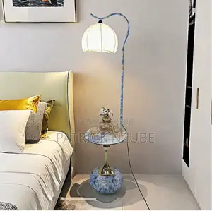 Side Table With Lamp