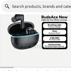 Itel Buds-Ace New Breathing Light Premium Design 13mm Dynamic Driver